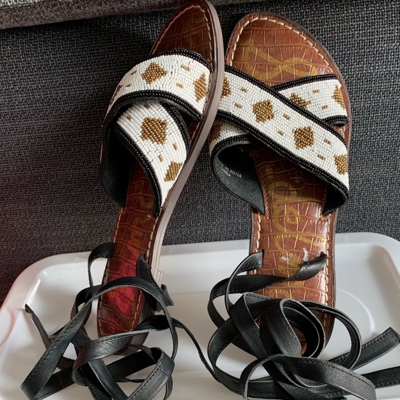 Sam Edelman Shoes - Sam EDELMAN beaded sandals